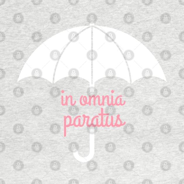 In Omnia Paratus Life and Death Brigade Umbrella by Stars Hollow Mercantile